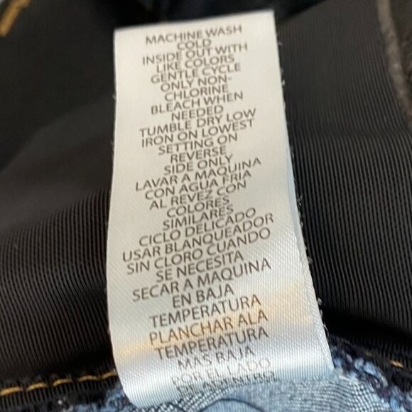 Democracy Womens Jeans Size 16 Ab Technology Stretch Bootcut Blue Denim Casual - Picture 10 of 13